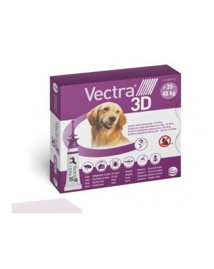 VECTRA 3D PERRO  25-40KG 3P