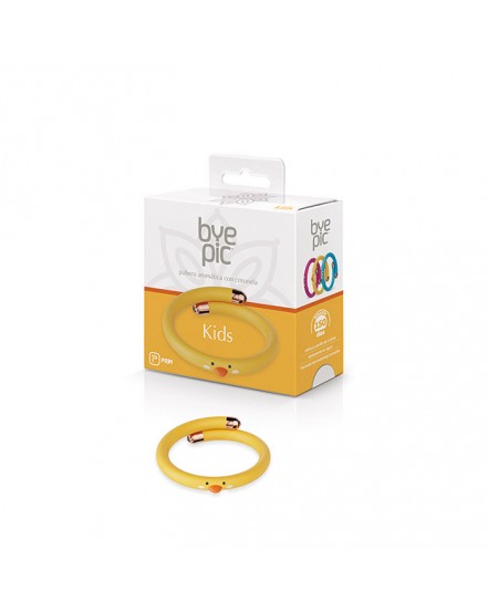 PULSERA MOSQUITOS PRIM BYEPIC KIDS AMARILLO PATO