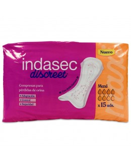 INDASEC DISCREET MAXI 15 UN