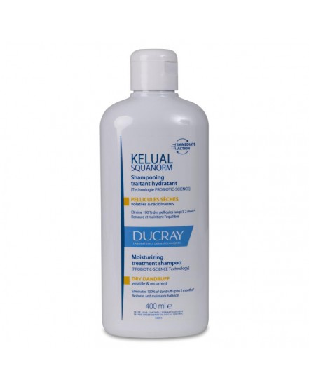 DUCRAY KELUAL SQUANORM CHAMPI CASPA SECA 400