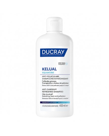 DUCRAY SQUANORM CASPA GRA CHA REFRES 400 ML