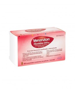 VENORUTON DIOSMINA 500 MG 60 COMPRIMIDOS RECUBIE