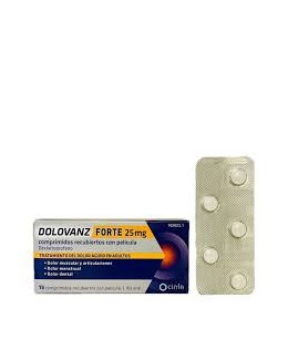 DOLOVANZ FORTE 25 MG 15 COM