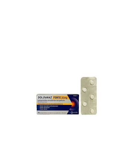 DOLOVANZ FORTE 25 MG 15 COM