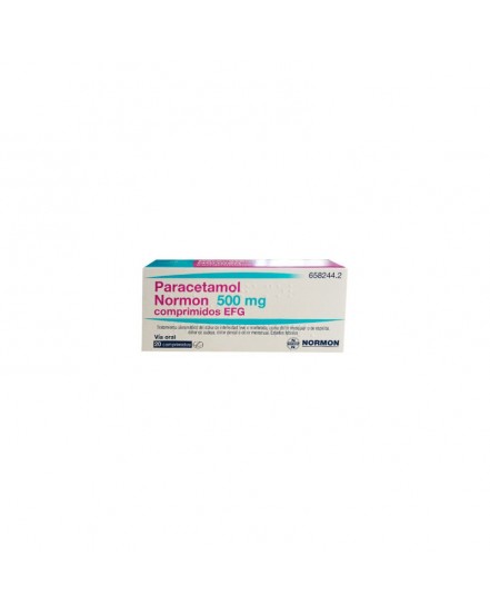 PARACETAMOL NORMON EFG 500 MG 20 COMPRIMIDOS