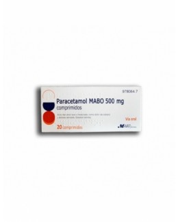 PARACETAMOL MABO 500MG 20COM