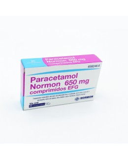 PARACETAMOL NORMON 650MG 20CO