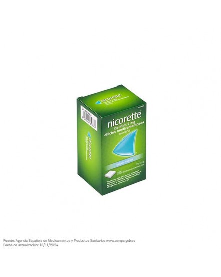 NICORETTE ICE MINT 2 MG 105 CH