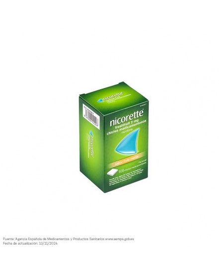 NICORETTE FRESHFRUIT 2MG 105CH