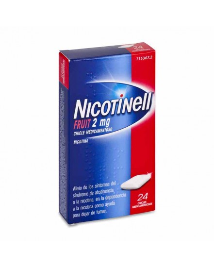 NICOTINELL 2 MG FRUIT 24 CHICL