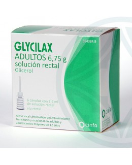 GLYCILAX ADULTOS 6,75 G SOLUCION RECTAL 12 ENEMA