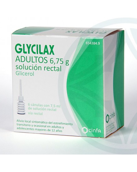 GLYCILAX ADULTOS 6,75 G SOLUCION RECTAL 12 ENEMA
