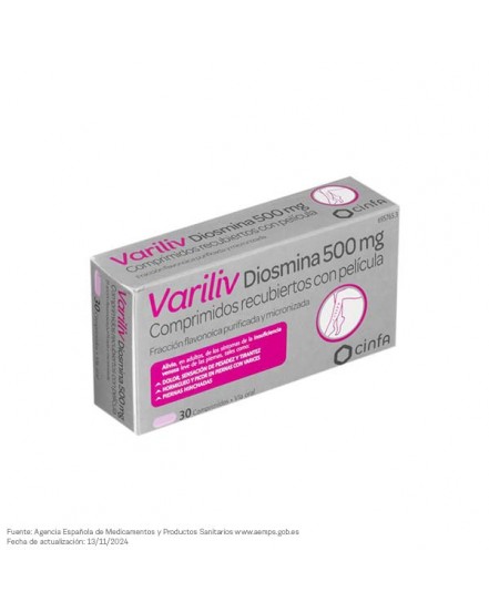 VARILIV 500 MG 60 COMPRIMIDOS